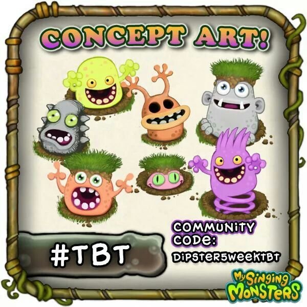 My singing Monsters концепт арты
