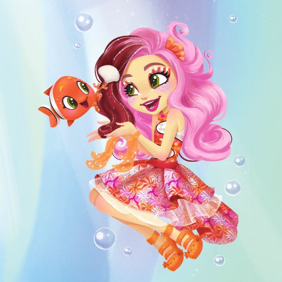 Энчантималс Кларита клоун