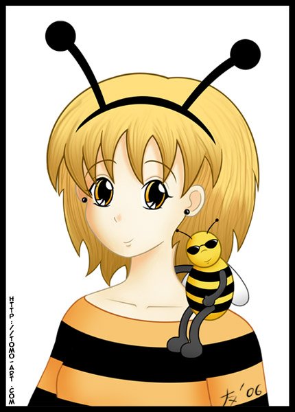 Анимешная пчела