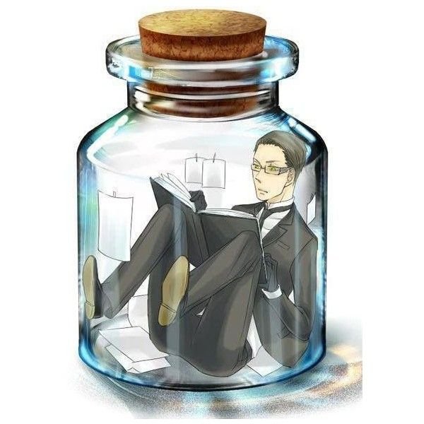 Человек в банке арт