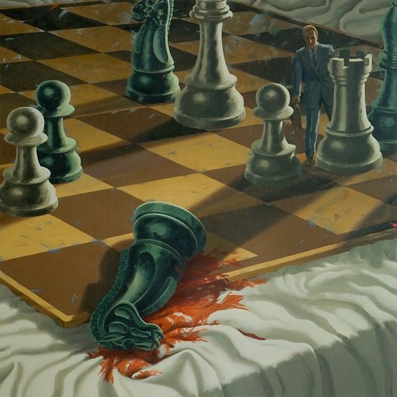 Шахматные фигуры сюрреализм