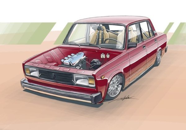 ВАЗ 2105 Боевая классика арт