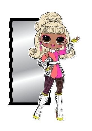 Бумажные куклы ЛОЛ омг