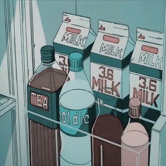 90s anime aesthetic напитки
