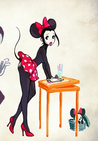 Минни Маус в виде человека