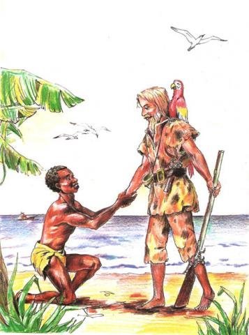 Дефо Робинзон Крузо остров