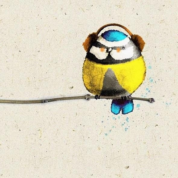 Забавные синицы