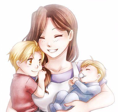 Аниме мать и ребенок