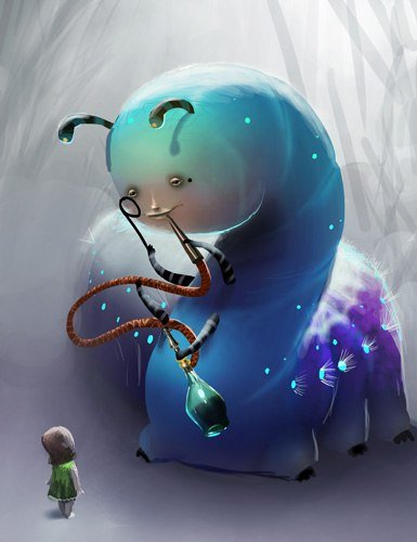 Гусеница фэнтези