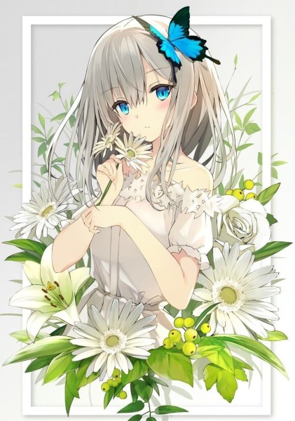 Аниме цветы