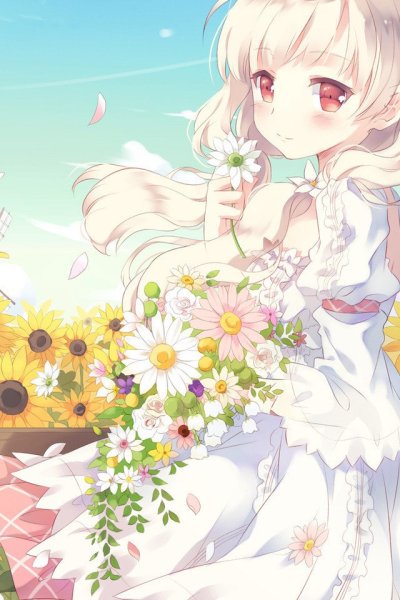 Девушка лето арт