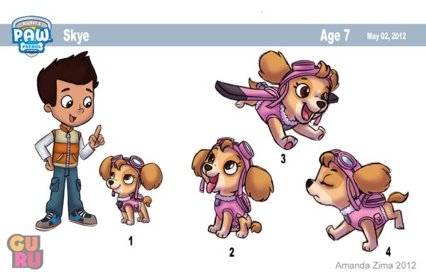 Щенячий патруль Скай арты