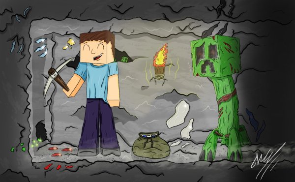 Неркин майнкрафт арт