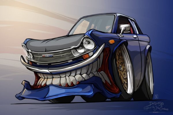 Автомобиль карикатура