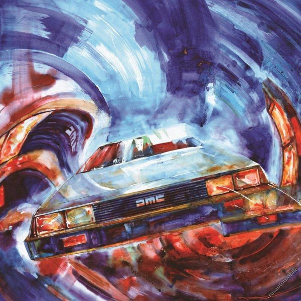 Современные машины в живописи