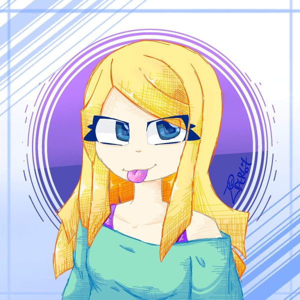 РОБЛОКС арт девочка с желтыми волосами