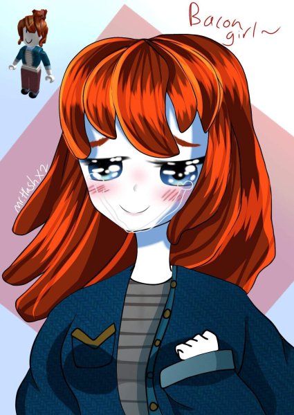 РОБЛОКС девочка с рыжими волосами