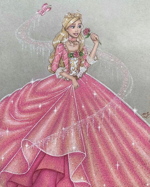 Барби 12 танцующих принцесс Эшлин