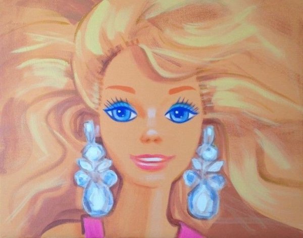 Живопись про Барби
