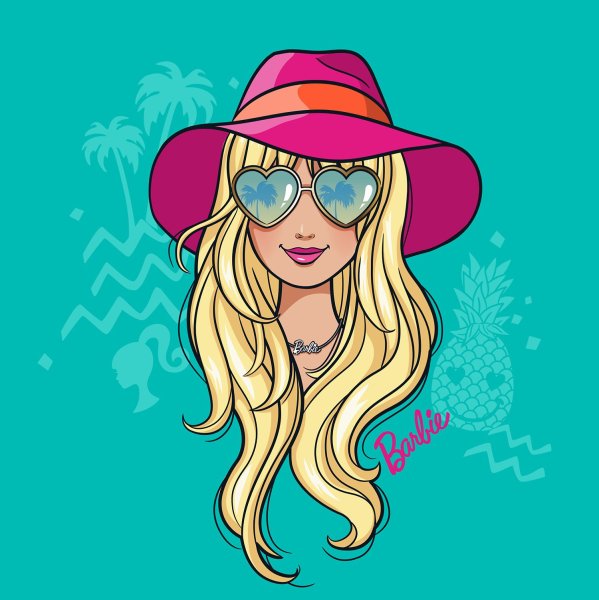Барби арт иллюстрации