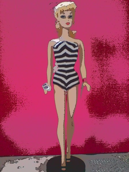 Барби поп арт