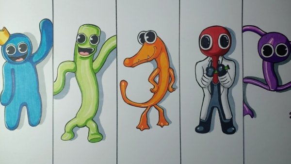 Rainbow friends персонажи