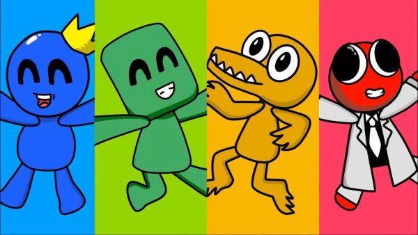 Радужные друзья роблох