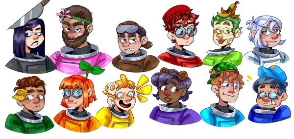 Амонг АС люди арт