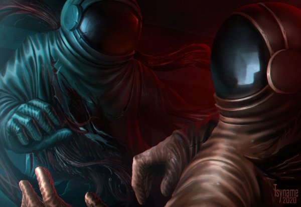 Амонг АС предатель арт