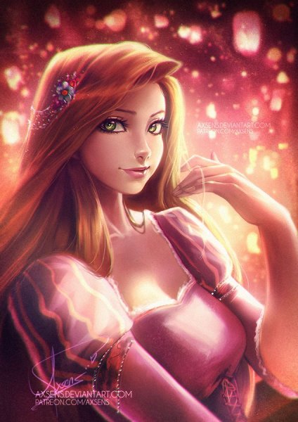 Жасмин принцесса Дисней арт