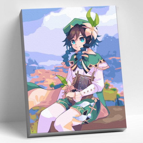 Картина по номерам аниме