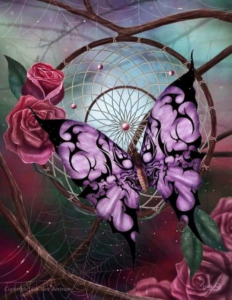 Бабочка арт