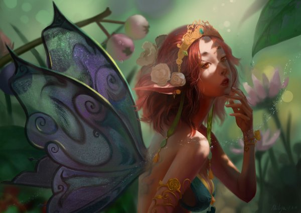 Человек бабочка арт