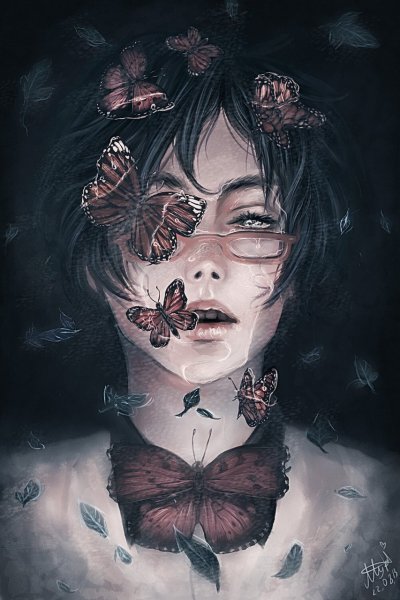 Мрачный стиль рисования