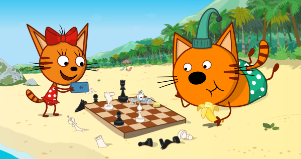 Три кота и море приключений мультфильм