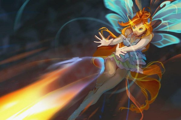 Блум Винкс арт аниме