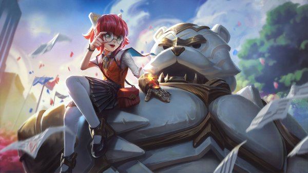 Энни League of Legends Art