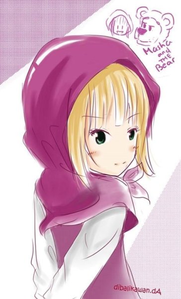 Маша и медведь арт