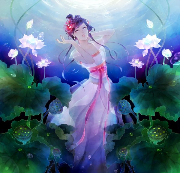 Лунный цветок арт