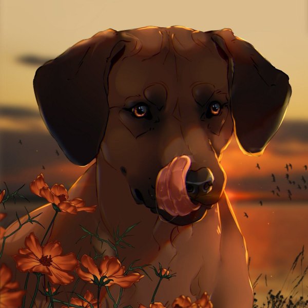 Щенок арт
