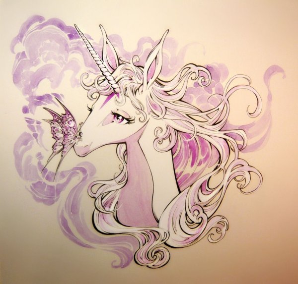 Единорог рисунок
