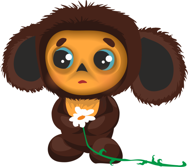 Герои мультфильма Чебурашка