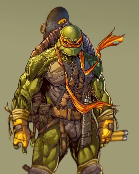 Микеланджело черепашка Art