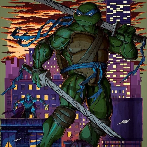 Черепашки ниндзя Леонардо