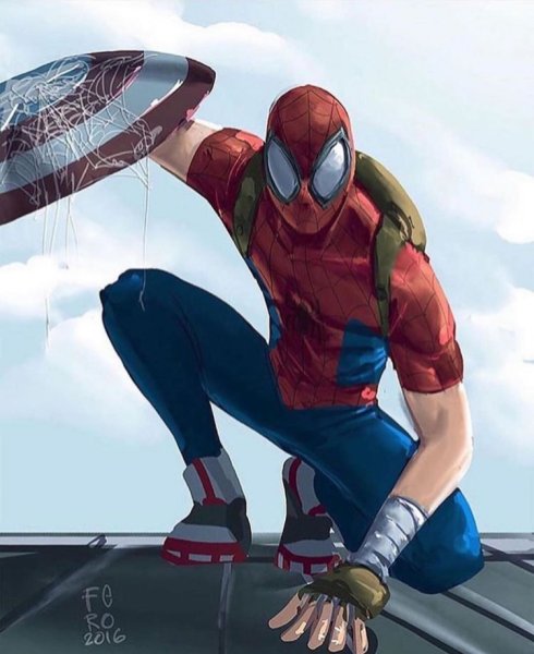 Человек паук аниме