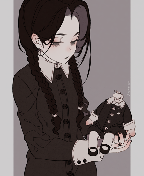 Уэнзди Аддамс аниме