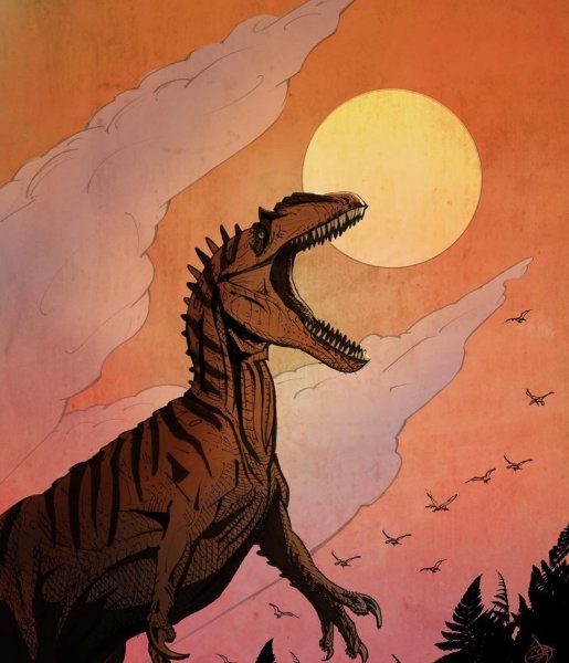 Динозавры арт