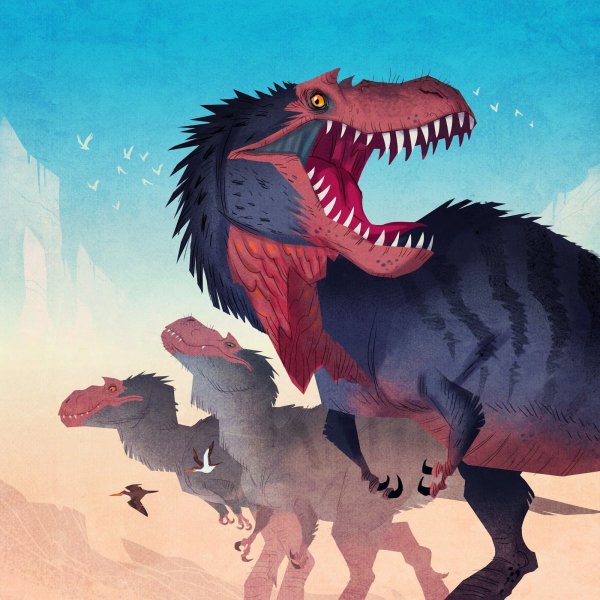 Johan Egerkrans динозавры