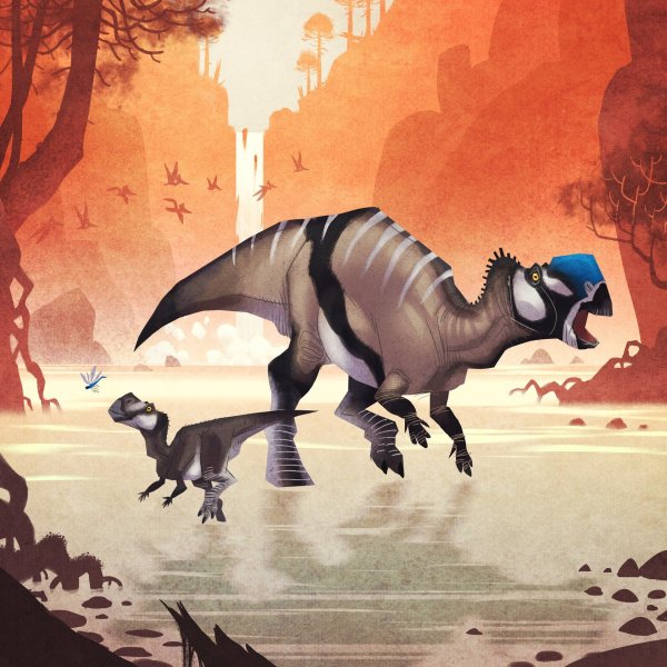 Johan Egerkrans динозавры