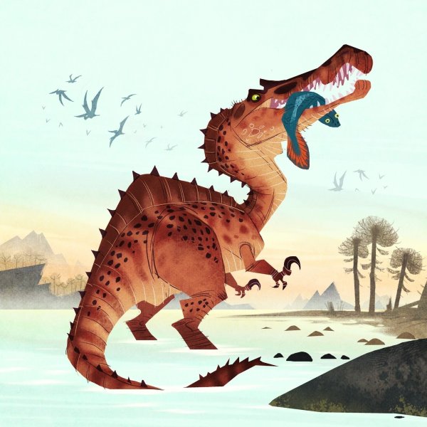 Johan Egerkrans динозавры